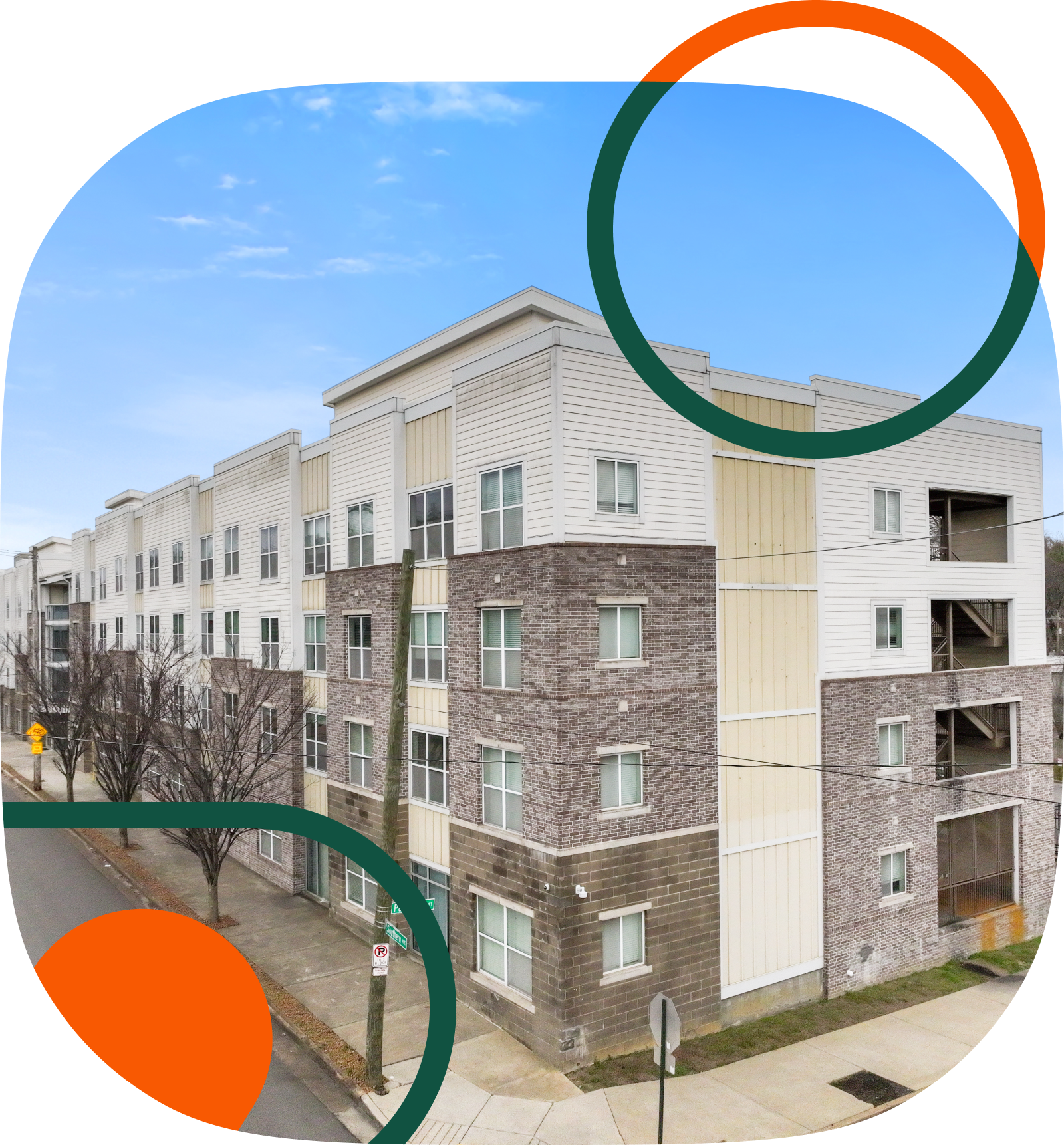 Brynn Apartments exterior near University of Memphis
