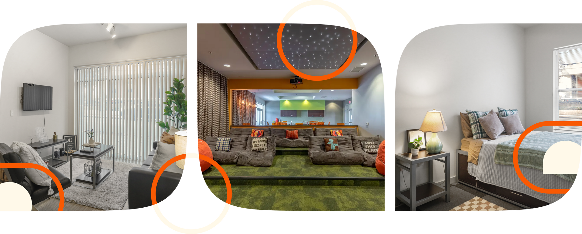 Brynn Apartments interiors and amenities